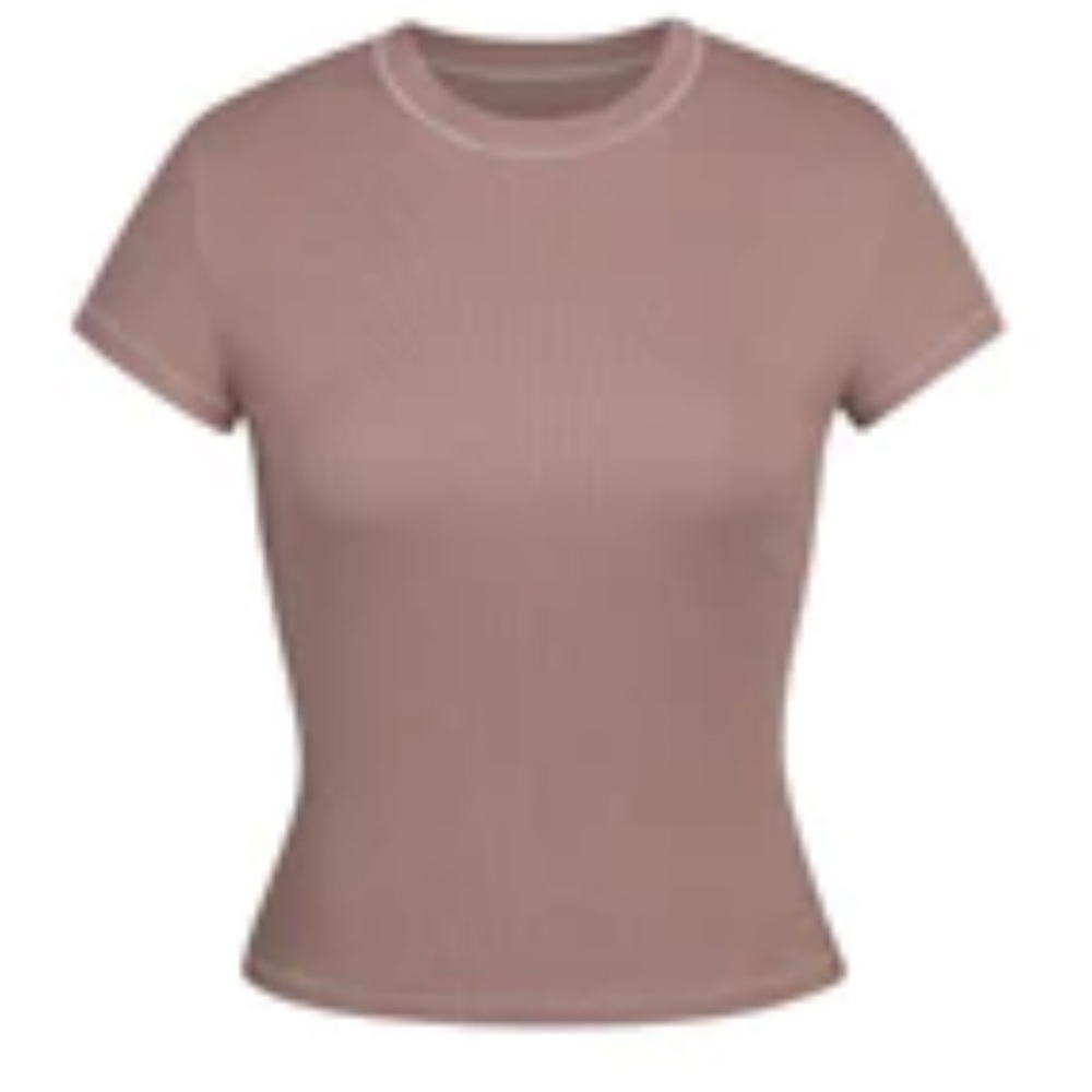Skims 2PC Cotton Rib T-Shirt & Legging Set